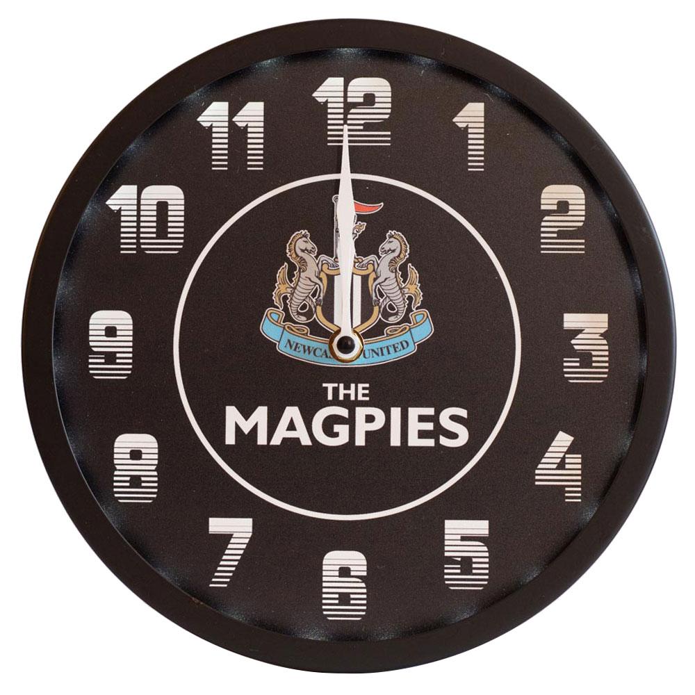 Newcastle United FC The Magpies LED Wall Clock