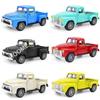 1:32 Escala Clássico Pickups Caminhão Modelo de Carro Liga Pull Back Diecast & Brinquedos Veículo Para Meninos Crianças Coleção de Natal Carro de Brinquedo