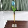 Vaso Geométrico Minimalista Único Vaso de Aço Inoxidável de Luxo Leve Suporte para Flores Vaso Magnético Nórdico Ornamento Decorativo