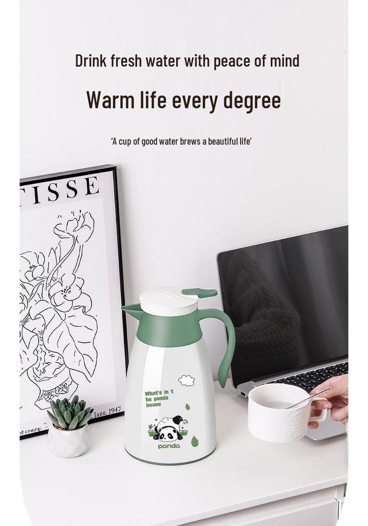 48-Hour Insulated Cartoon Kettle with Glass Liner - 2025 Edition for Dormitory/Student Use