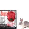 Rabbit Hay Feeder with Hooks Carrot Shape Oxford Cloth Guinea Pig Hay Feeder Hanging Bag Food Storage Pet Supplies Accessories