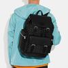 Coach Sprint 29 Drawstring Quick Release Leather And Fabric Backpack Large Men Backpack Black CE523-SVO1U