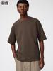 Uniqlo חולצת טי Oversized מכותנה Airism 5 שרוולים