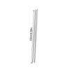 Stainless Steel Chopsticks Reusable Household Round Metal Chop Sticks Japanese Sushi Food Stick Kitchen Tableware Cutlery