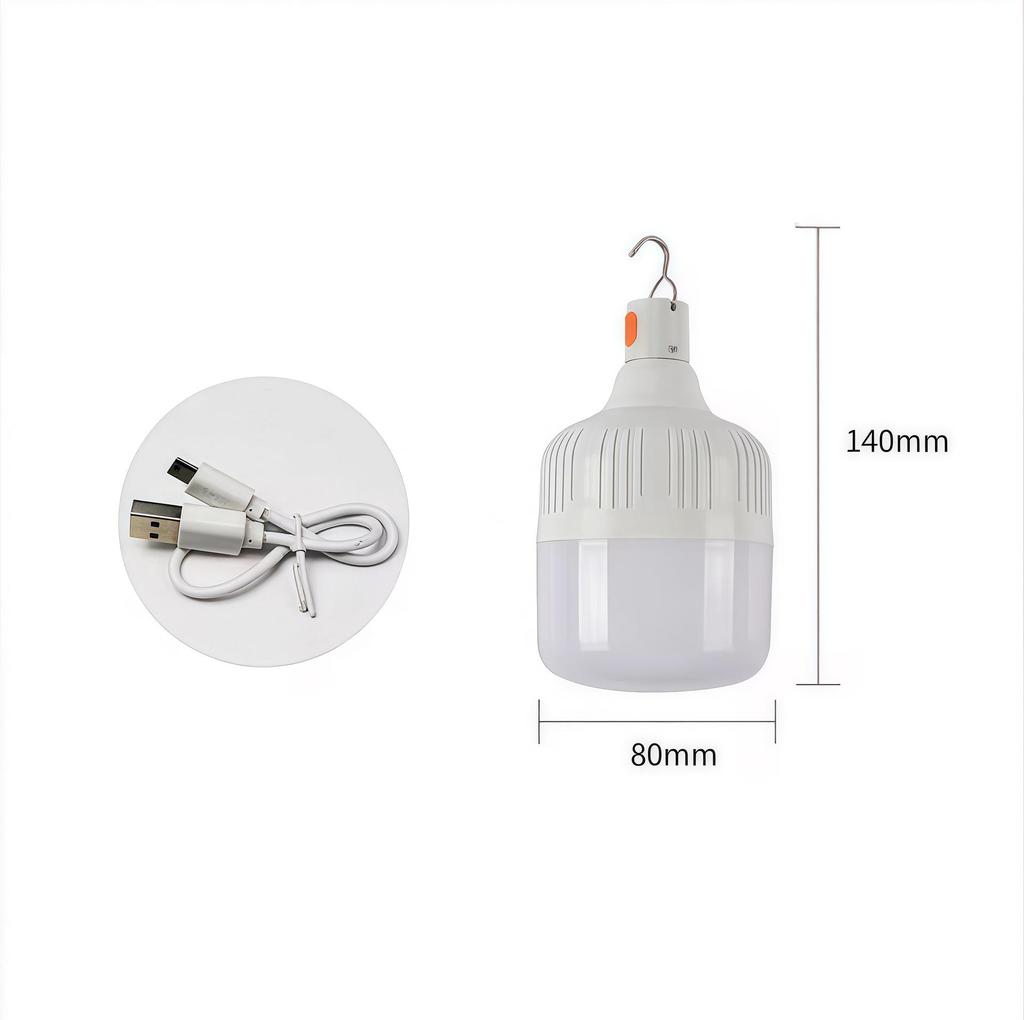 Super Bright, Energy-Saving Wireless Outdoor Bulb for Night Markets & Emergency Lighting