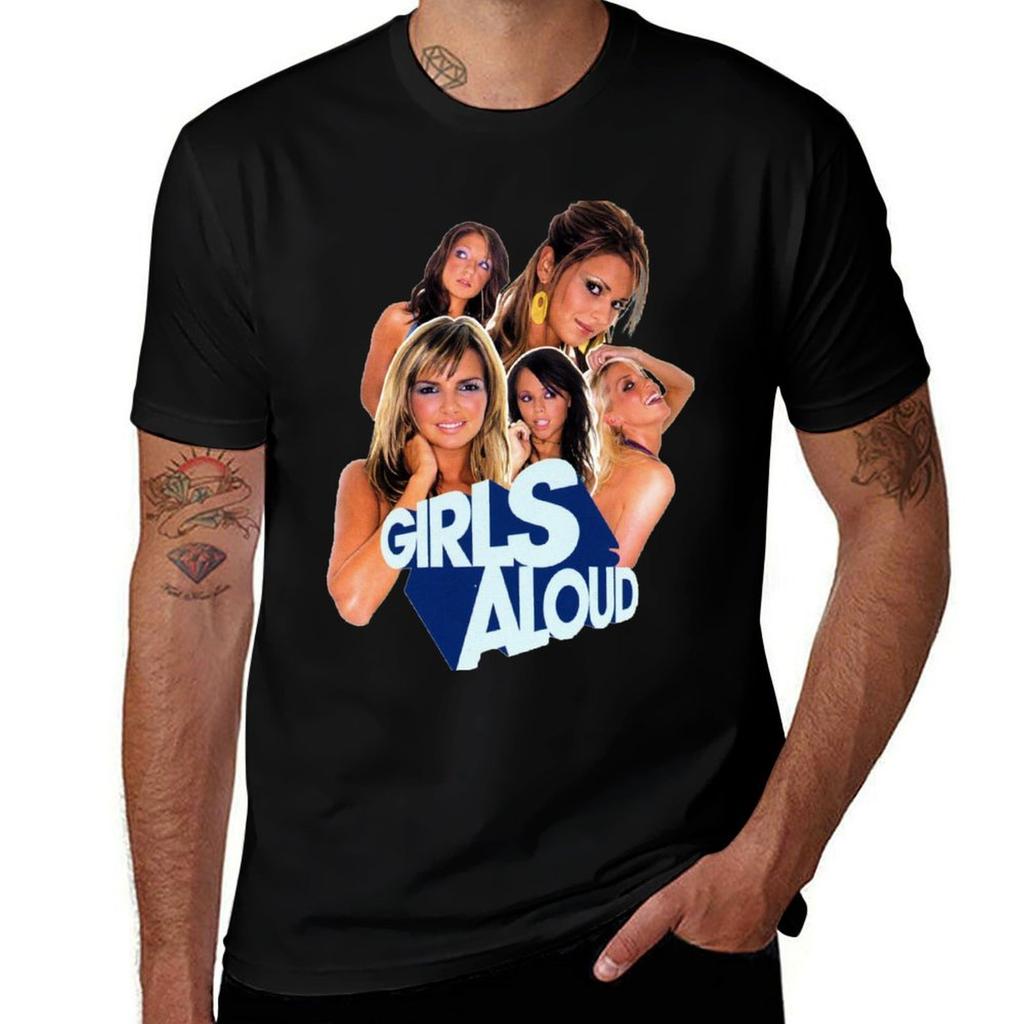 Tribute To Girls Aloud Band Singer Unisex Music Tshirt Basic Plain Short Sleeve Crew Neck Tee Tshirt