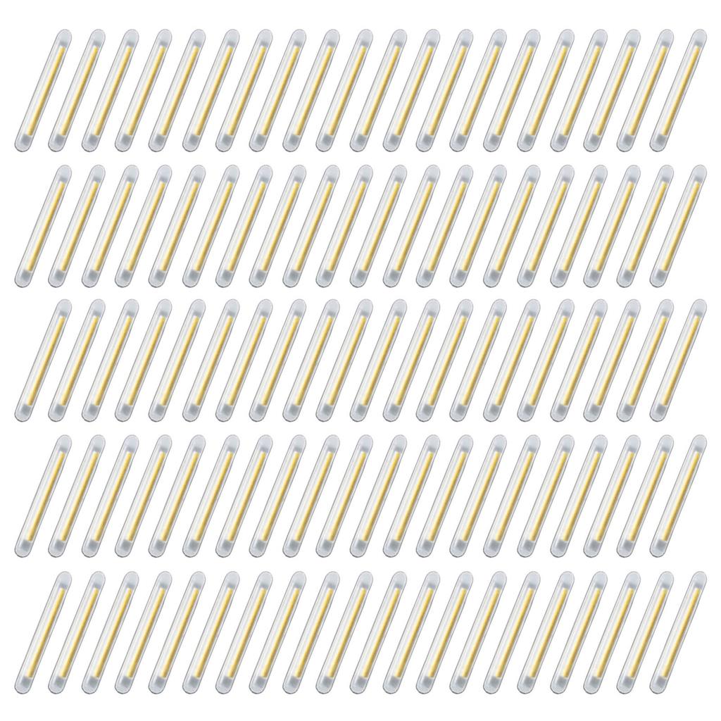 100 Stück Angel-Leuchtstäbe Leuchtspitze Outdoor Leuchtender Angelstab Angeln Grüner Fluoreszierender Leuchtstab Leuchtstäbe