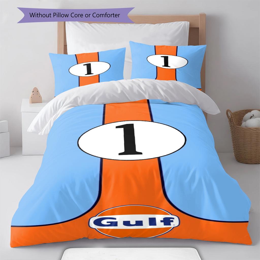 Cartoon Pattern Bedding Quilt Set Quilt Cover Pillowcase Home Decoration Birthday Gift (1 * duvet cover + 2 * pillowcase, without core)