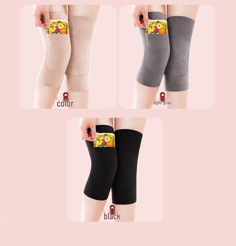 

New Arrival: Elderly Leg Warmers with Thick Fleece, Pocket-Style Knee Pads for Warmth and Comfort