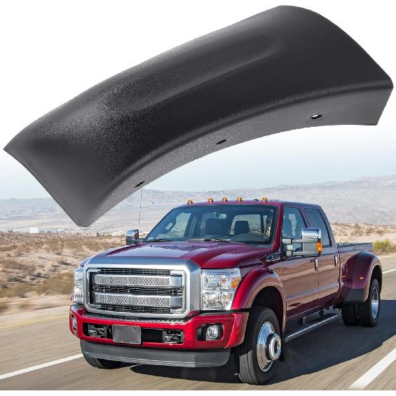Front Left Bumper End Cap Compatible for Truck 2011-2016 F 250 | 350 | 450 | 550, 6.7L 6.8L V8 Driver Side Bumper Ends Replace OE BC3Z16039AA, BC3Z16039AA, BC3Z-16039-A
