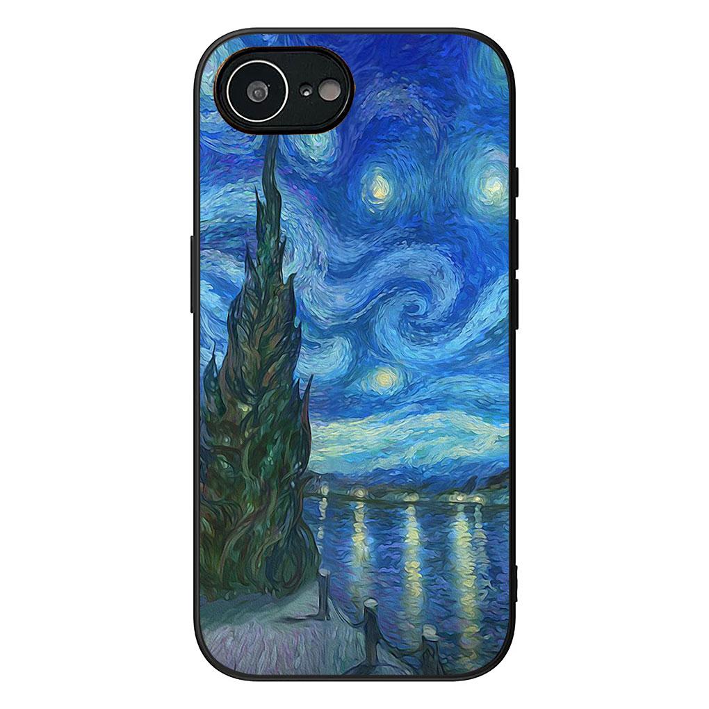 Soft Cover for Xiaomi Redmi 15 9A 9C NFC 7A 9T Note 9 8 7 8T 15c A5 4G 5G Coque Phone Case Starry Night Van Gogh Painting