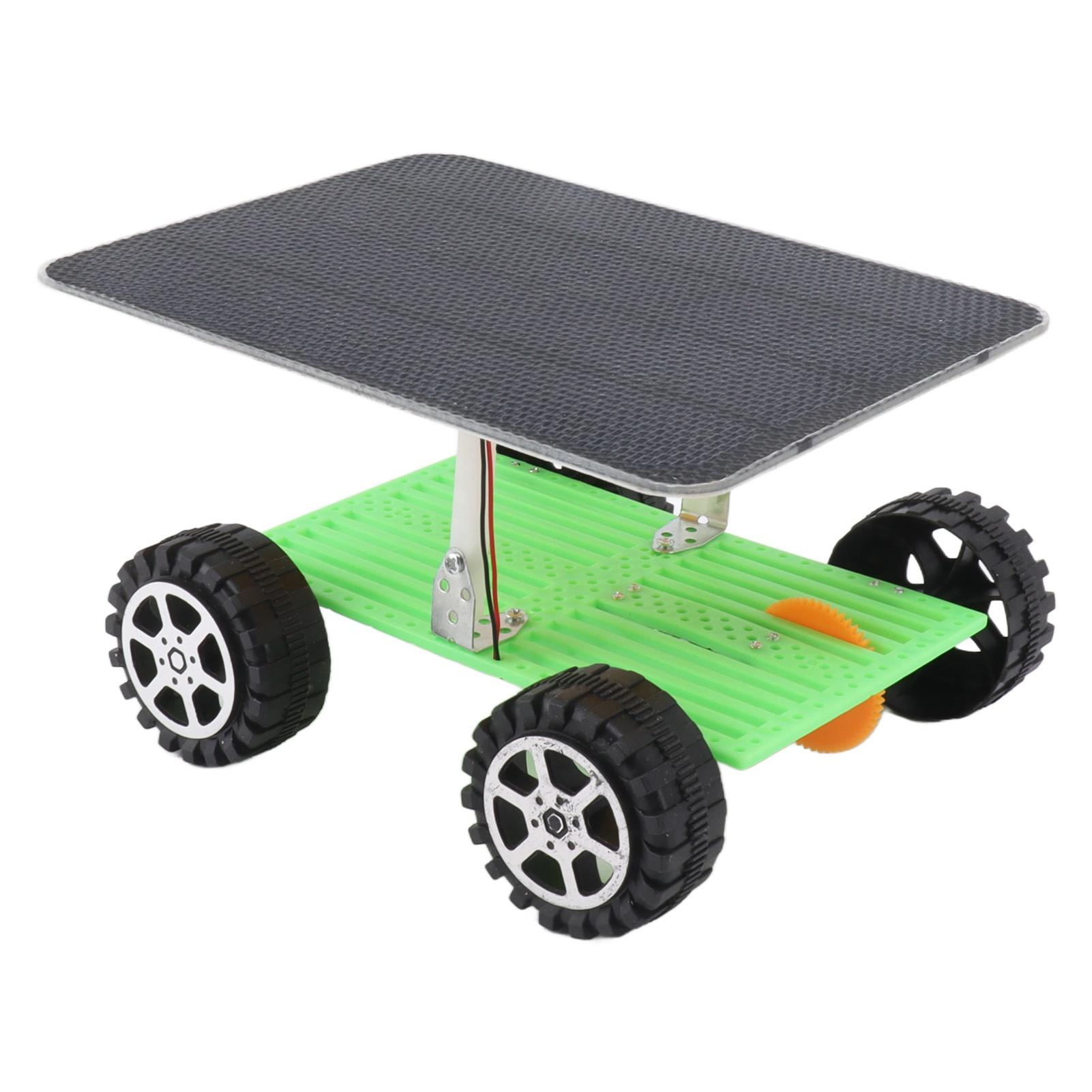 DIY Assembly Solar Power Car Toy Science Educational Solar Powered Car Micro Solar Car Kit for Boys Girls