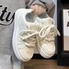 Sweet high-end little white shoes women's thick-soled breathable versatile sports dopamine bread shoes original sports board shoes