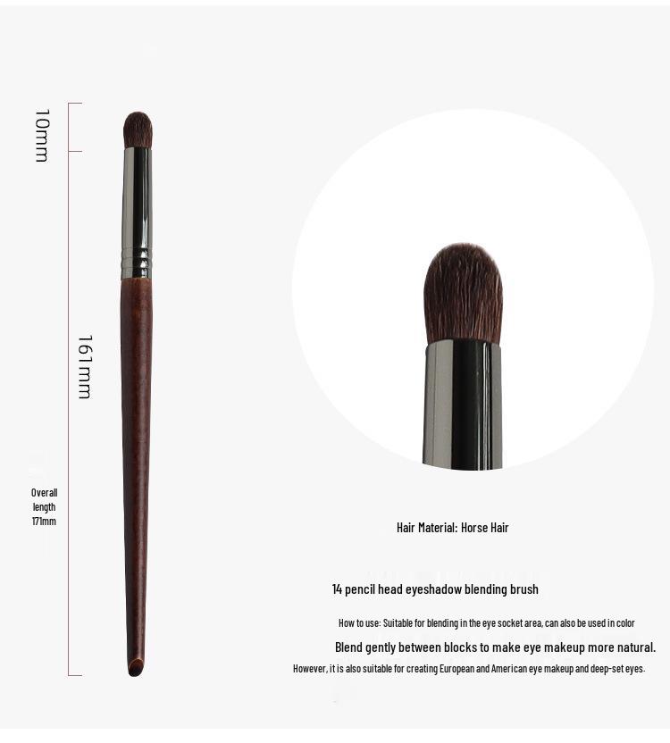 Wool Highlighting Makeup Brush Set - 24 Pieces: Includes MUF Series Concealer & Loose Powder Brushes