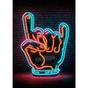 Colorful Punk Neon 80s Gamer Controller Cool Gaming Poster For Wall Art Esports Game Kawaii Room Decor Posters Canvas Painting