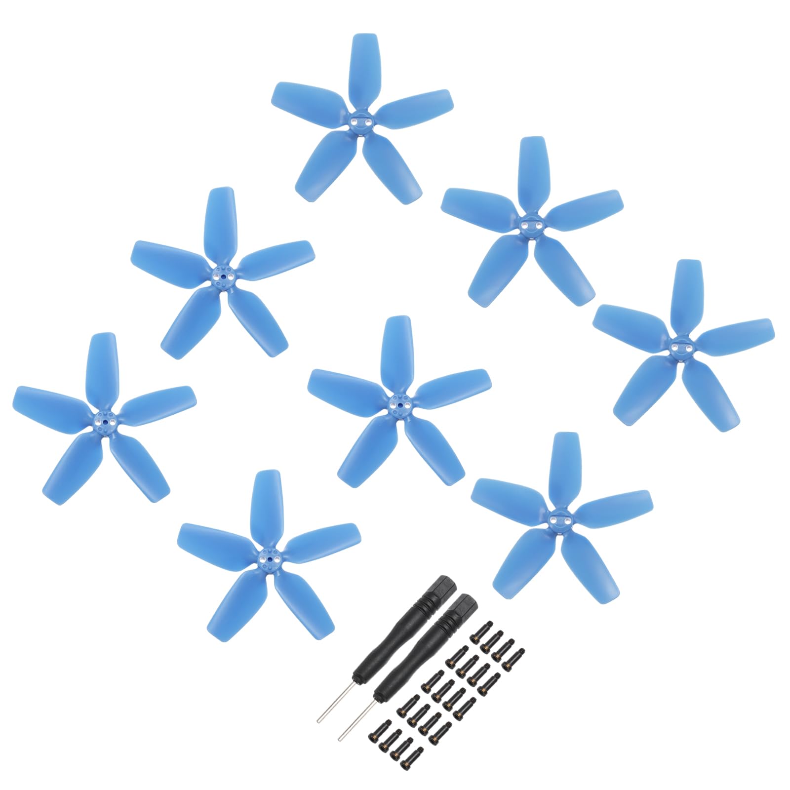 

uxcell Set of 8 Low Noise Propellers Inch Blue Drone Propeller Replacement Blades 2.8