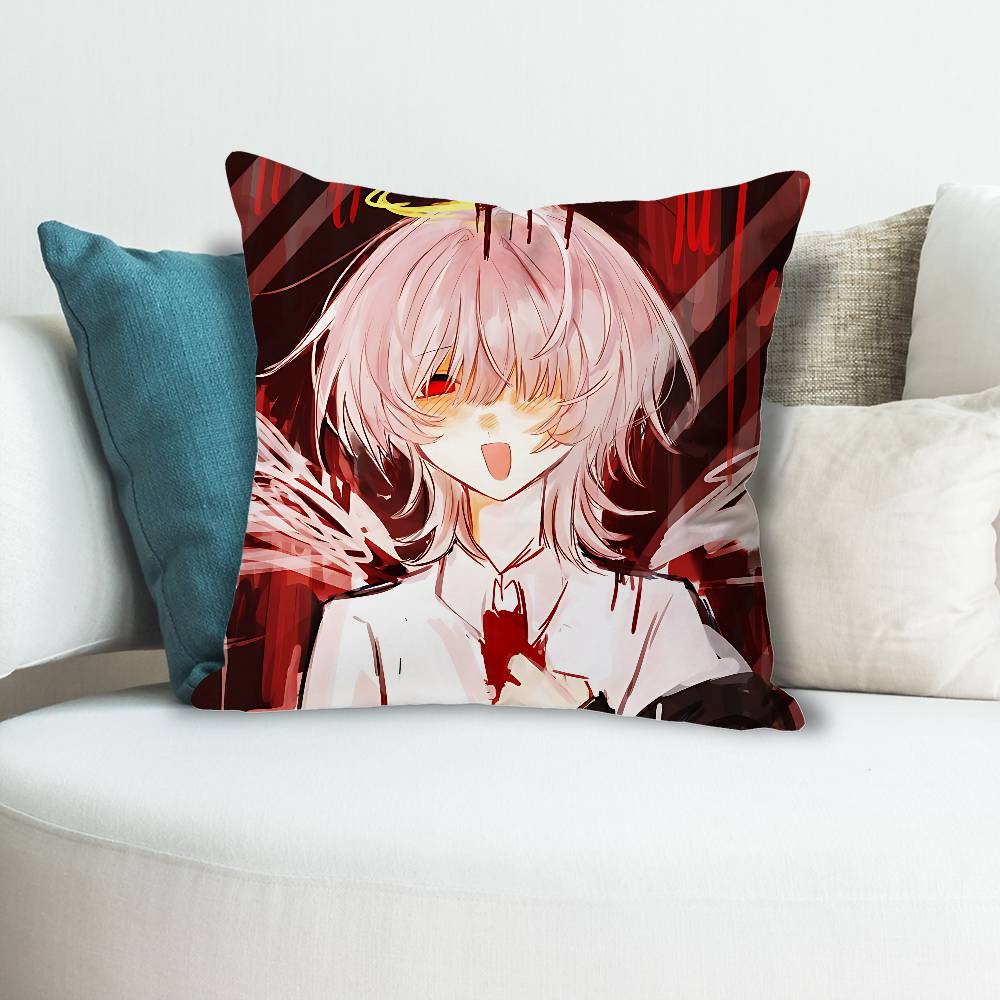 SSaihate SStation Spiel Anime Berühmtheit Merchandise AllMatch Bedruckter Kissenbezug Sofa Auto Büro Zimmer Dekoration Schutz
