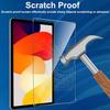 For Xiaomi Redmi Pad SE TPU Case Anti-drop Cover+2Pcs Tempered Glass Tablet Screen Film