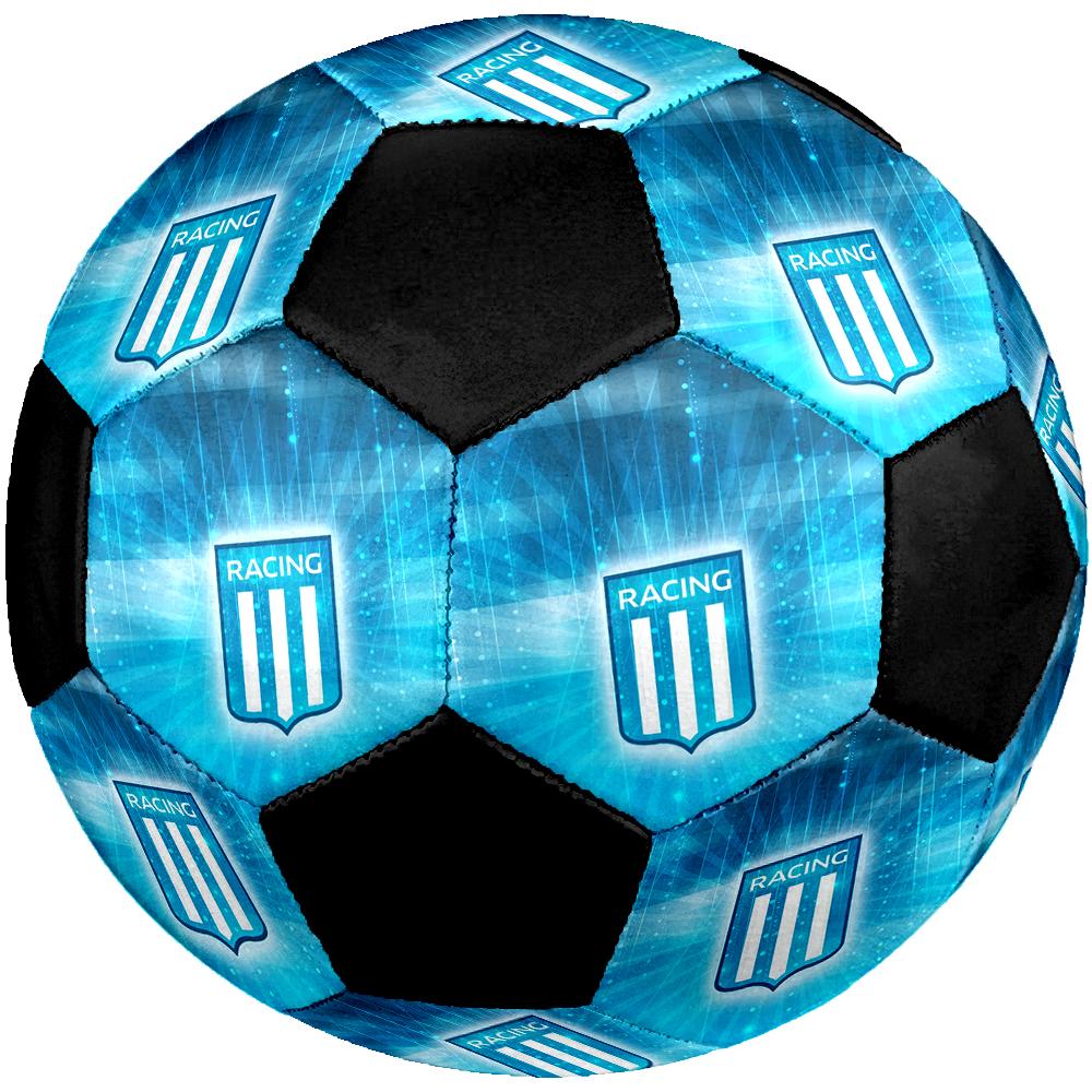 SIZE 5 Racing Club de Avellaneda Soccer Ball Colorful All Ages Machine Stitched PVC Competition Ready Durable High-Bounce
