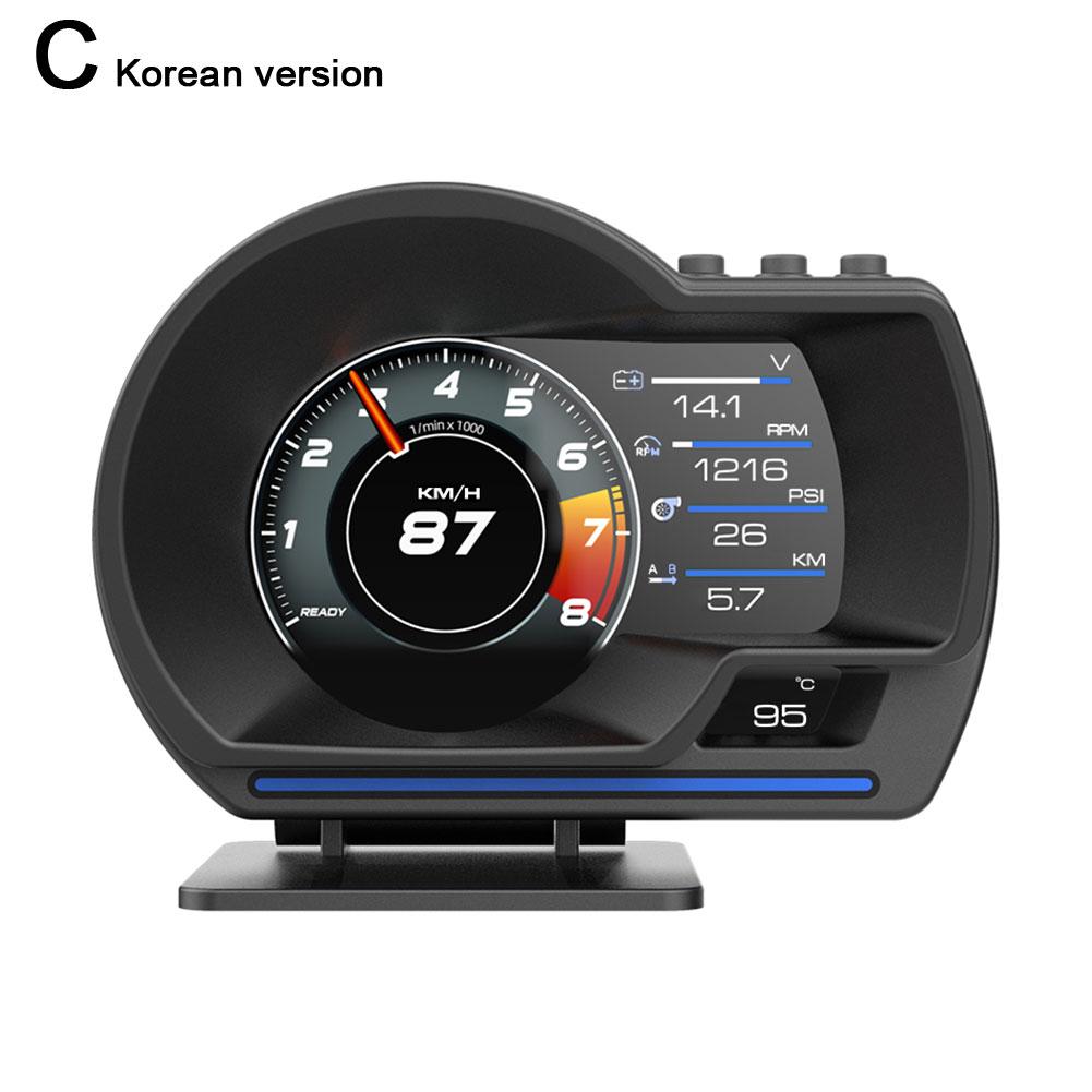 Newest  Auto Gauge HUD GPS+OBD System Head Up Display Car Projector Speedometer With Car Fault Clear Car Electronic Accessories