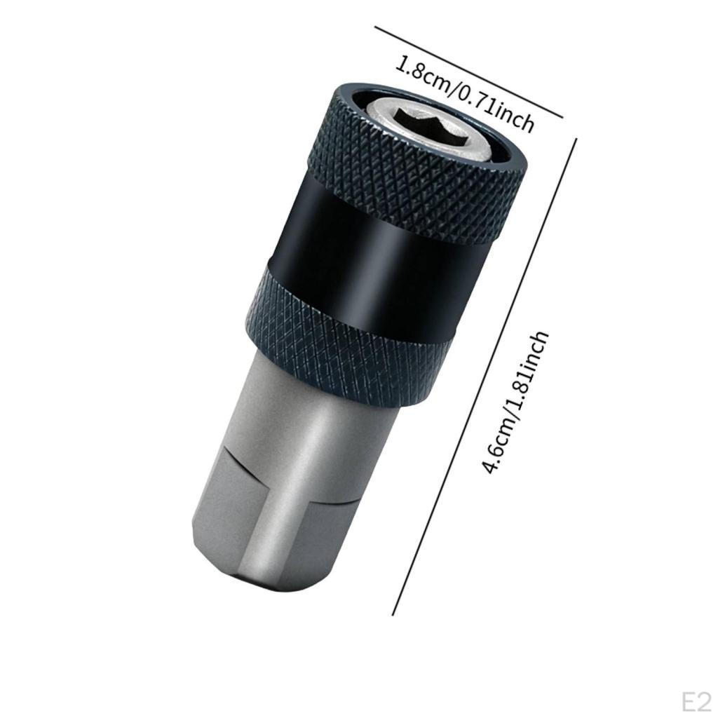 Screw Driver Bits Adapter 6.35mm Hex Shank Steel Holder Attachment for Home Fence Building