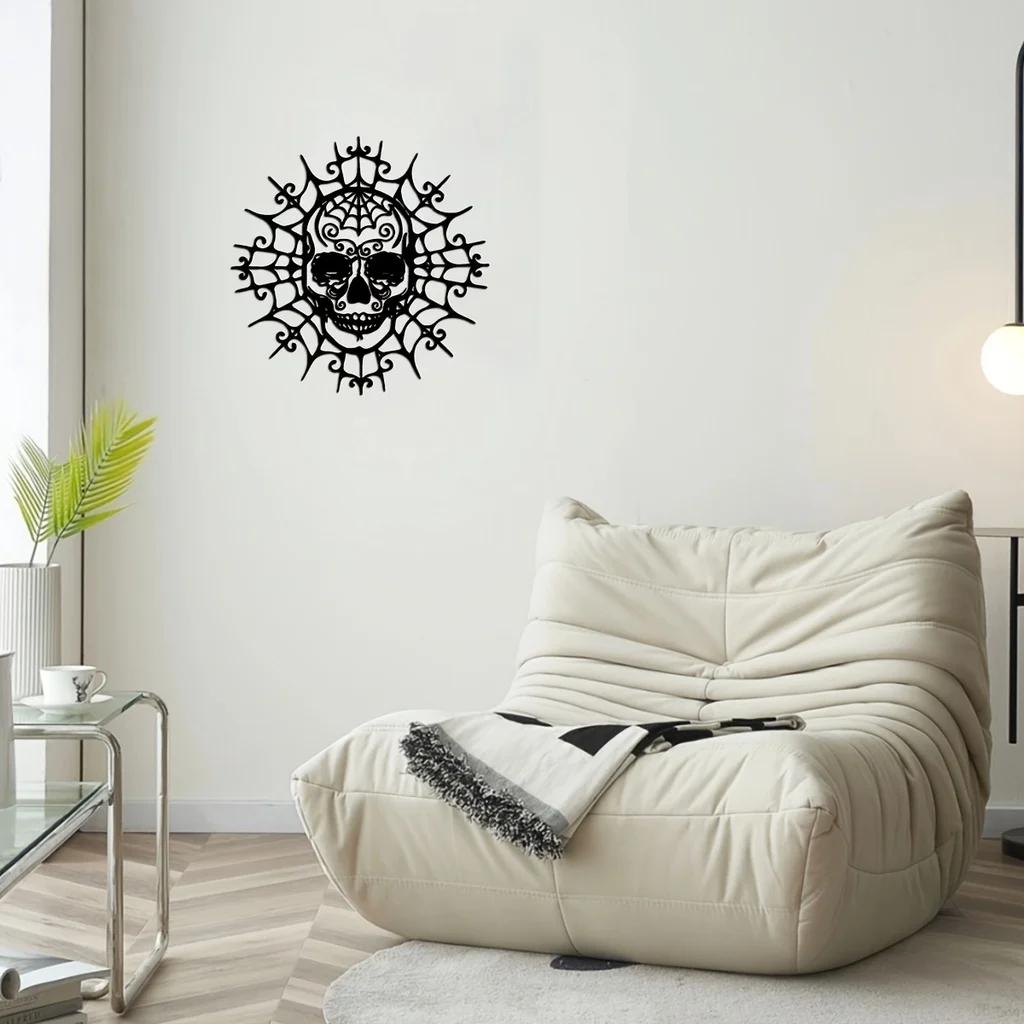 

Металлический настенный декор в виде черепа – современный дизайн для комнат мальчиков и девочек, детского сада, гостиной, детской и спальни светло-серый