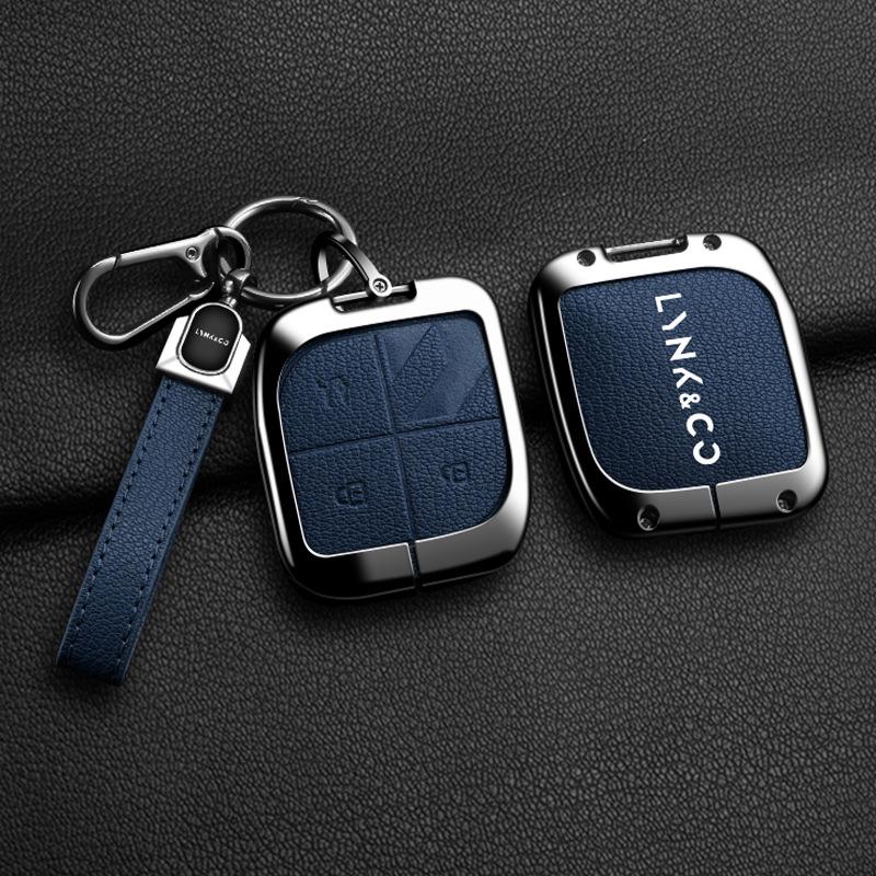 Lynk & Co 03 Key Case: Anti-Drop Protective Shell with Buckle for Models 01/02/05/06/08/09 - Men & Women