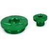 Motorcycle Engine Timing Replacement Plug Bolts CNC Compatible To KX250F 2004-2010 RMZ250 2004-2006 KX RMZ 250 2005 2007 2008 2009 Dirt Bike Green