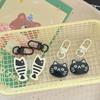 Cartoon Cute Cat And Fish Key Chain Student Backpack Earphone Case Pendant Decoration Car Key Accessories Jewelry Gifts