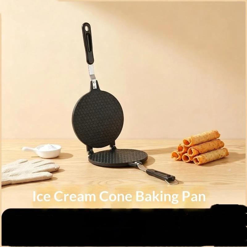 Heavy-Duty Nonstick Mold Pan 17Cm For Making Omelets, Egg Rolls, Waffles, Cakes, Cones, And Cookies