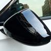 For Honda Civic 11th Gen  2PCS Carbon Fiber Look Add-on ABS Car Side Door Rear View Mirror Cover Cap Sticker Case Shell