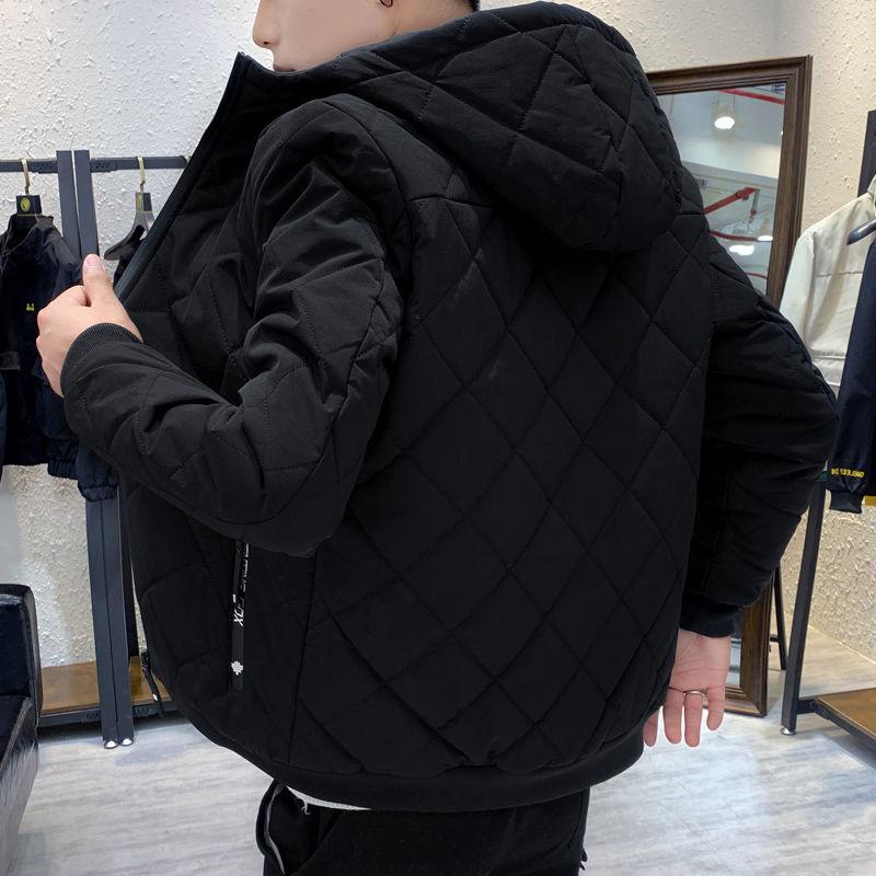 Men's Winter With Thick Warm Padded Jacket Men's Casual Loose Large Size High Quality Hooded Coat