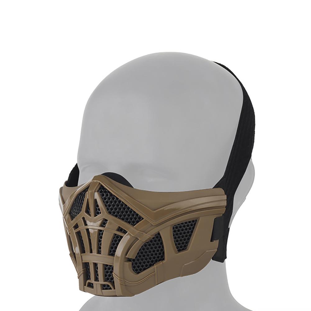 Mask Protective Mask Half Face For Paintball Cycling Motorcycle Riding Protection Face Mask Halloween Party Costume Scary Halloween Mask