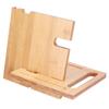 Wood Mobile Phone Holder MultiFunctional Wallet Storage Box for Home Office Living Room