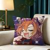 Tm opera o UMA  Pillow Case Square Double-Sided Sofa Cushion Cover Bedroom Bedside Pillow