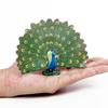 Simulation Peacock Model Simulated Lifelike Birds Peacock Animal Vinyl Model Decorative Ornament Gift