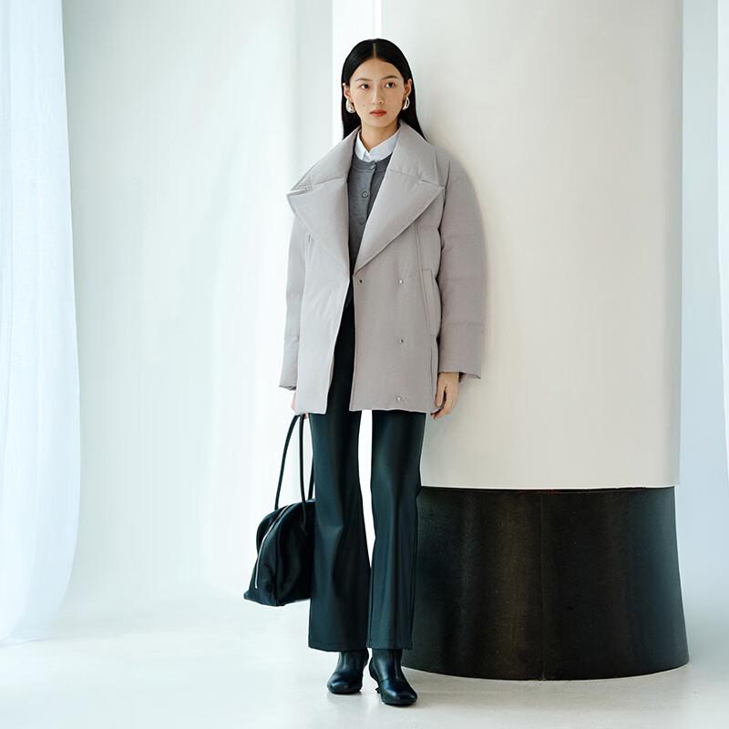 Ailaiyi Women's Elegant Mid-Length Down Jacket