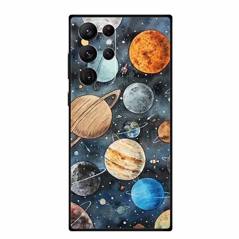 For Samsung S25 Ultra 5G Cases S25 Plus Wolf Lion Soft TPU Silicone Phone Case for Samsung Galaxy S25 5G Back Cover S25+ Painted