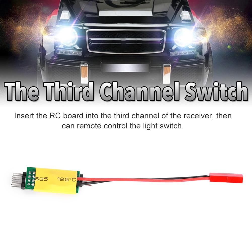 Third Channel Light Control Switch Board Controller Accesssory Parts for RC Model Car