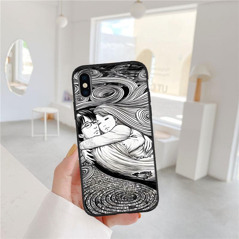 FM29 Junji Ito Tomie Soft Shell Phone Case for Redmi Note 10 11 12 Pro Max 10S 10C 10T 11A 11S 12S 12C