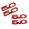 VVBK3 Car 3D Metal 5.0 Logo Decals Sticker For Ford Mustang GT GT50 2021 2020 2019 2018 Rear Trunk Body Badge Emblem Styling Stickers