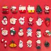 New Christmas Resin Pendant Santa Snowman Christmas Jewelry Accessories Explosion