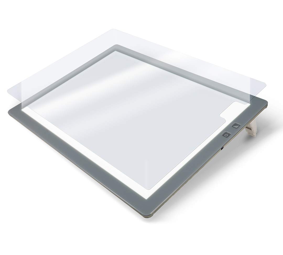 

Сделано в Японии компанией Tracing Treviewer Защитный лист Tritec, Стол, Светодиод, A3, Тонкий, 8 мм, 7 уровней яркости, В комплекте, A3-500-01 серый