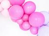 Pastel Pink Fuchsia Birthday Balloons 12cm 100pcs