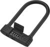 U-locks - AIMOONSA - 4-digit Combination - Robust U-shackle - Polycarbonate/Zinc - Black
