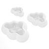 3Pcs Clouds Shape Silicone Mold Easy Demoulding Deformation Resistance Clouds Epoxy Resin Molds DIY Cakes Chocolates