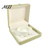 Small Velvet Jewelry Pouch Pearl Box, Anti-Scratch Lining Organizer with Golden Metal Necklace Holder Display Buckle, Decorative Storage Case