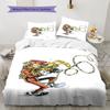 Spirou Legend Bedding Quilt Set Quilt Cover Pillowcase Home Decoration Birthday Gift (1 * Duvet Cover + 2 * Pillowcase, Without Core)