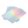 22 Sheets A4 Printable Holographic Sticker Paper Water Proof Inkjet Printer Holographic Stick Adhesive Paper