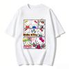 2026 New Summer Cute HelloKitty TShirts Soft Cotton Short Sleeve Tees for Parents Kids Breathable Casual Daily Outfit Tops